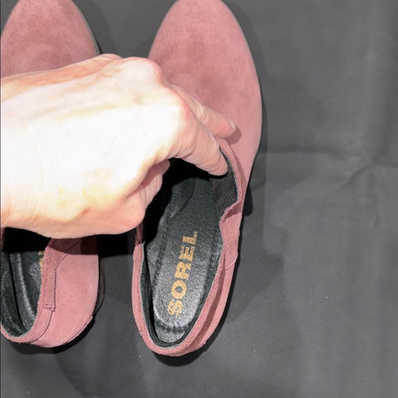 Sorel Dusty Purple Suede Ankle Boots - Picture 9 of 10